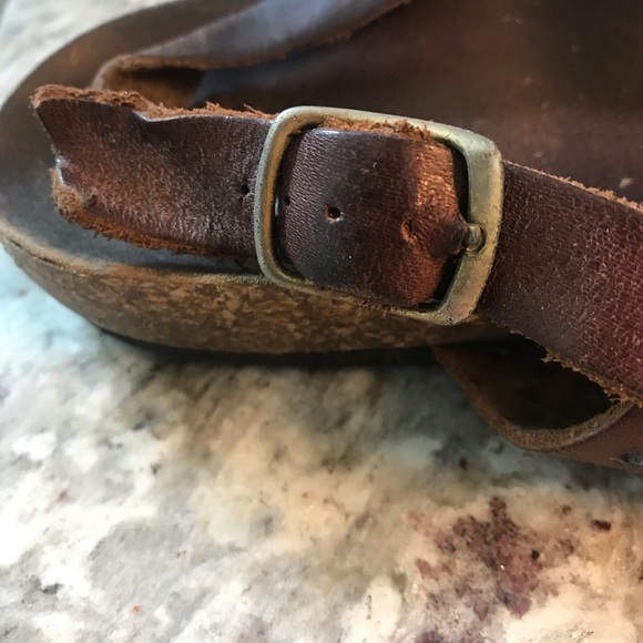 Italian leather cork sandals - Picture 4 of 4